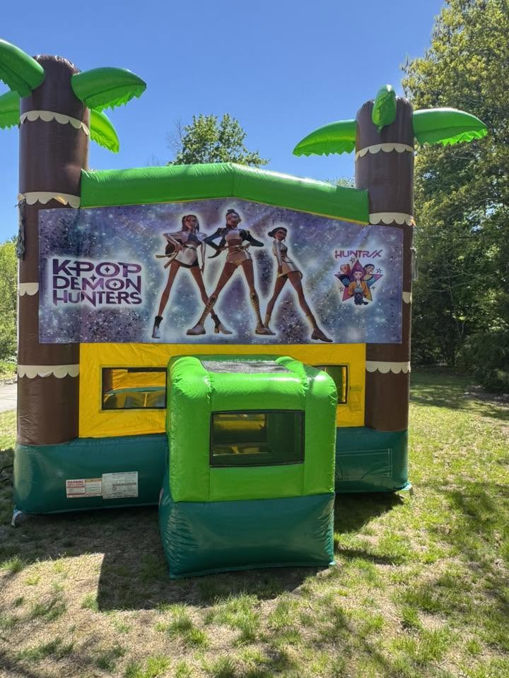 K-Pop Demon Hunters bounce house